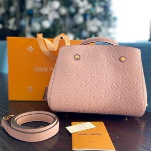 Louis Vuitton Montaigne Rose Ballerina BB